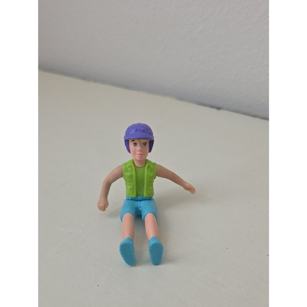 Kids Adventure Doll with Purple Helmet and Green Vest - 2003